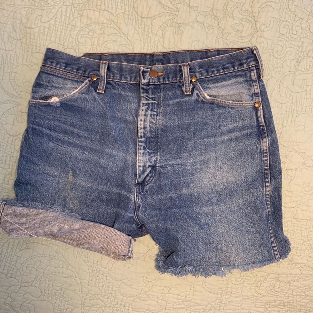 Vintage wrangle high waist cut-offs